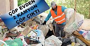 Uşak’ta Karaağaç Mahallesi’nde Bulunan Bir Çöp Evde 2 Kamyon Çöp Çıktı!